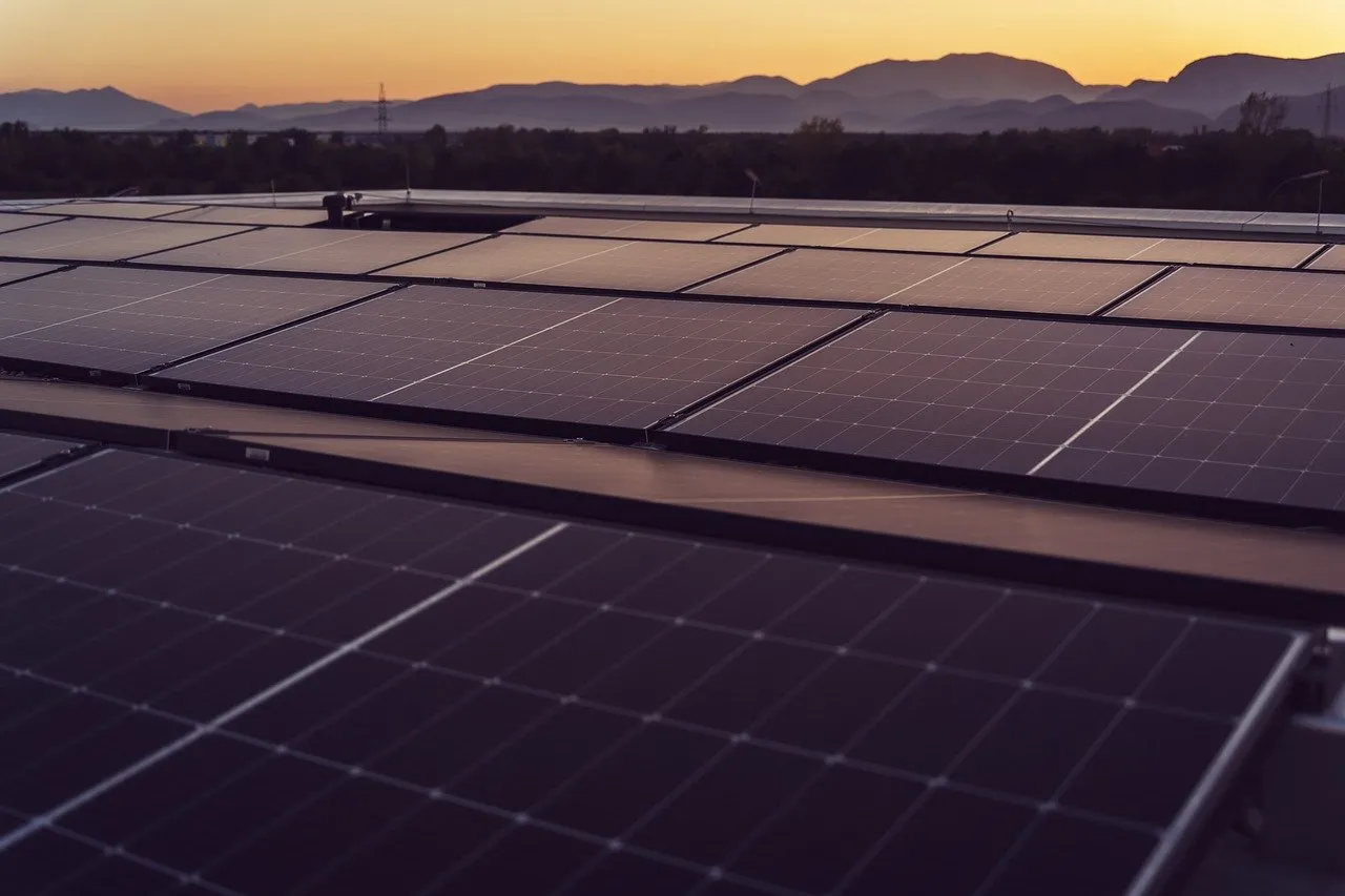 PV Anlage für Bürodach